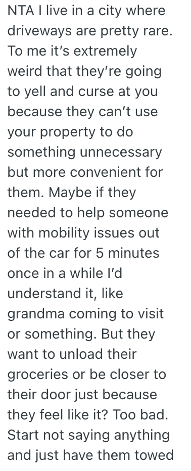 Screenshot 2025 07 11 at 3.53.36 PM Her Neighbor Wont Stop Parking In Her Driveway, So She Finally Went Off On Them And Told Them Not To Do it Again
